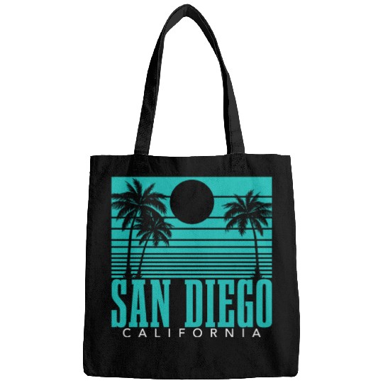San Diego California Vintage Souvenir Bags