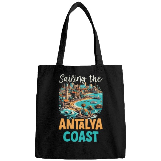 Antalya Turkey Travel Vacation I Love Turkey Bags