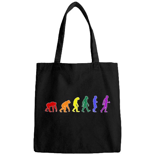 Rainbow Evolution (White Outline) Bags