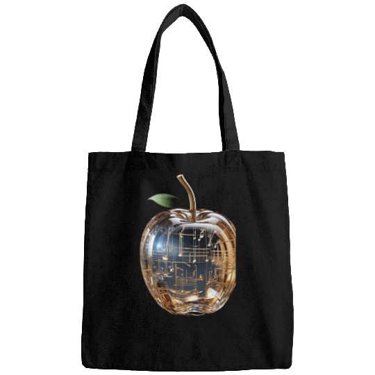 Crystal Apple with music nout & Instruments Bags