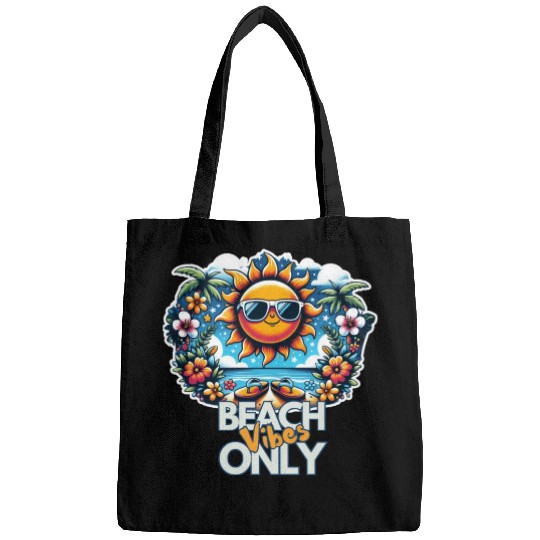 Sunny Beach Vibes Only Bags