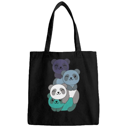 Oriented Aroace Flag Pride Lgbtq Cute Panda Bags