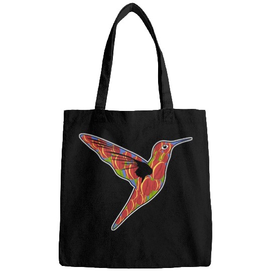 Humming-Bird Tulips Flowers Bags