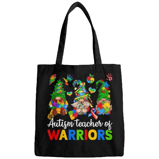 Autism Teacher Of Warriors Gnomes Bags