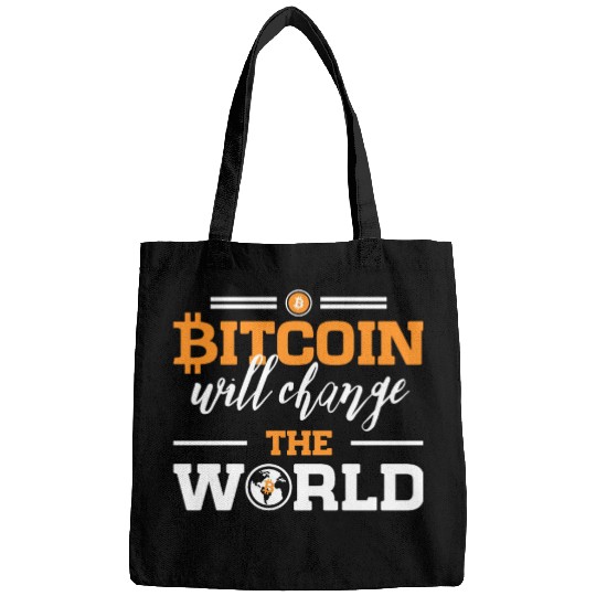 Bitcoin will Change the World Bags