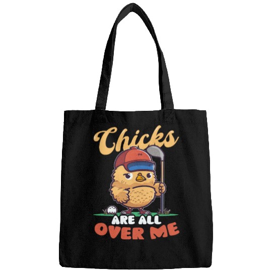 Golf Easter Chicks All Over Me Bags