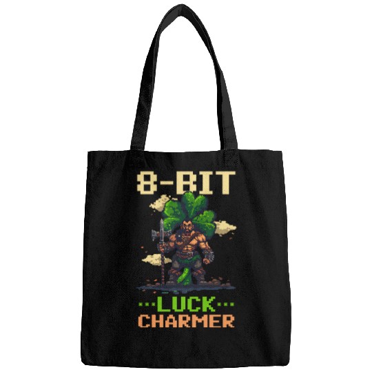 St. Patricks Day Gaming 8-Bit Luck Charmer Bags