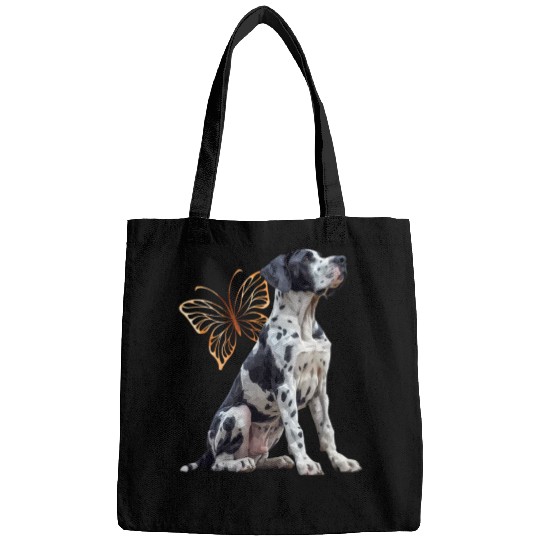 Great dane Butterfly Bags