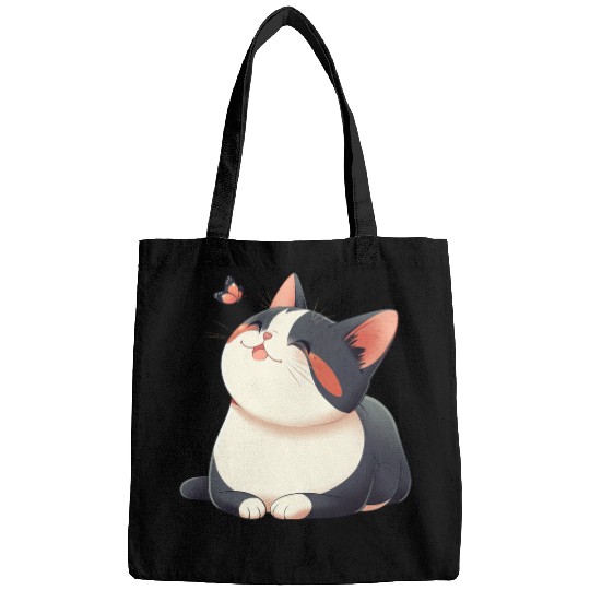 Kawaii Cat and Butterfly Bags