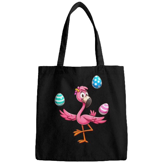 Flamingo Juggler with Easter Eggs Celebration Bags