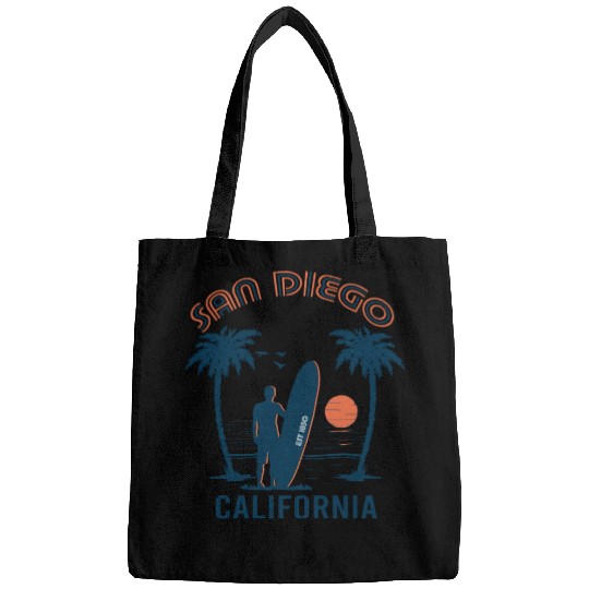 San Diego California Beach Surf Summer Bags