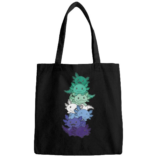 Gay Flag Gay Pride Lgbtq Axolotl Bags