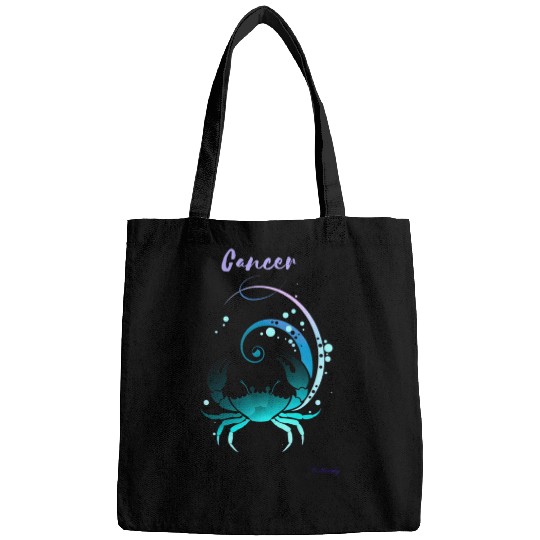 Zodiac Essence: Cancer - Serene Sea in Minimalist Bags