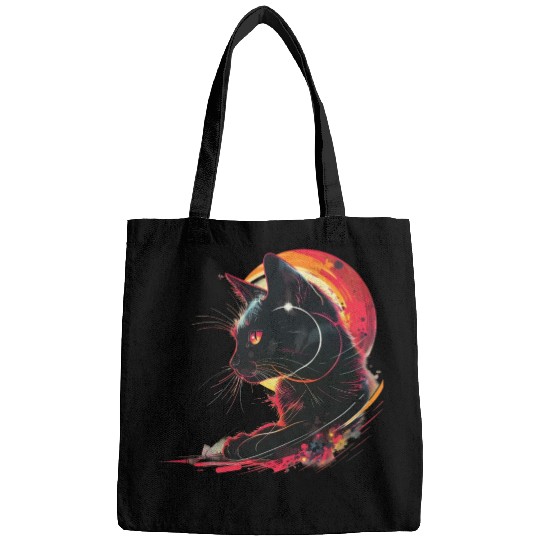 Solar Eclipse with Cat Bags