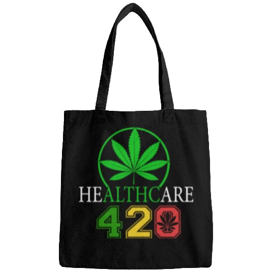 Silly 420 Healthy Herb Weed Marijuana Design Bags