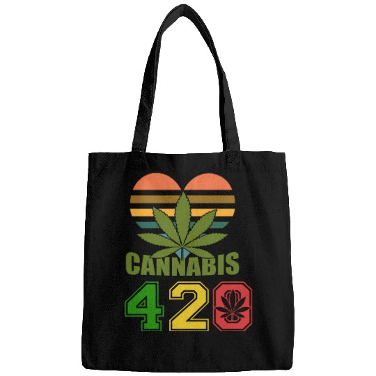 Hysteric 420 Love Good Herb Weed Marijuana Design Bags