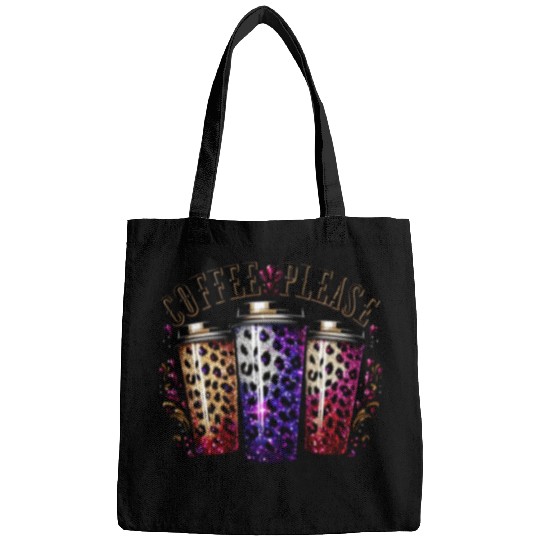 Coffee Please Leopard Cups by TrendLaunch Bags