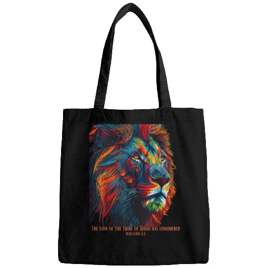 Lion of Judah Jesus Revelation Bible Verse Christ Bags