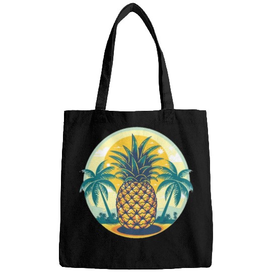Classic Pineapple and Palm Trees Bags