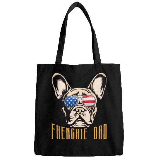 French Bulldog USA FRENCHIE DAD American Bags