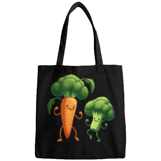 Carrot Dancing with Broccoli Bags