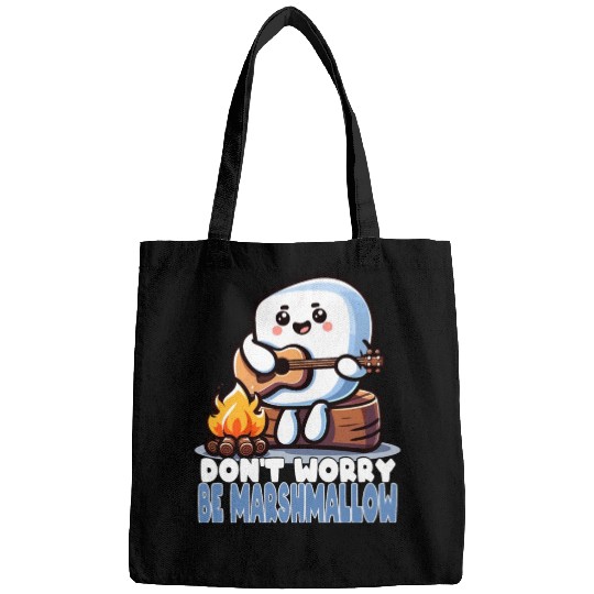 Don't Worry Be Marshmallow Cute Camping Bags