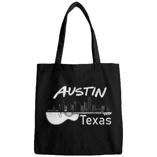 Austin Texas Souvenir Guitar Music Lover Bags