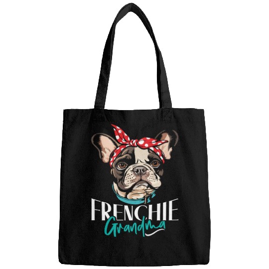 French Bulldog Lovers FRENCHIE GRANDMA Funny Bags