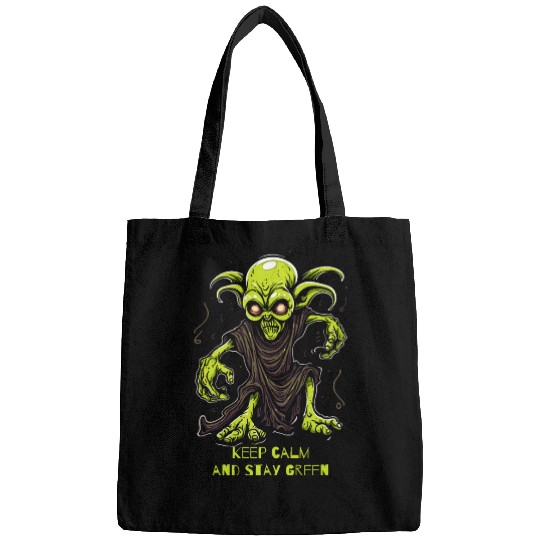 Keep Calm and Stay Green Goblin Bags