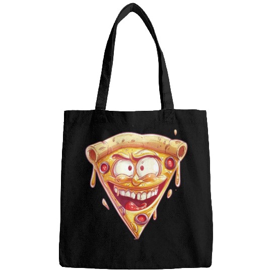Cheesy Grinning Slice Captures Joy Bags