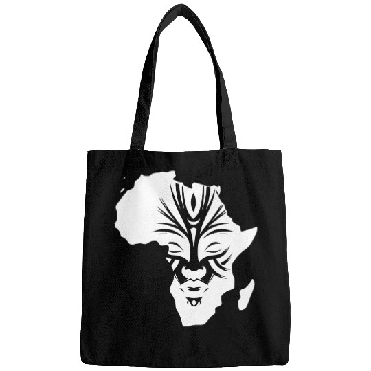 Africa Continent Masks Jewelry Tattoo Bags