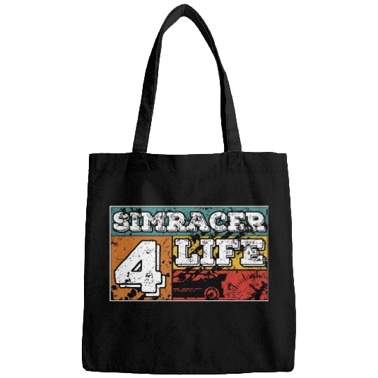 SimRacer 4 Life Logo Bags