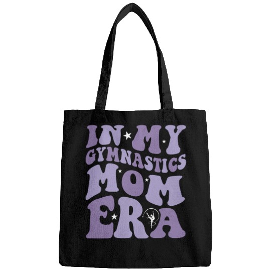 In My Gymnastics Mom Era on back Bags