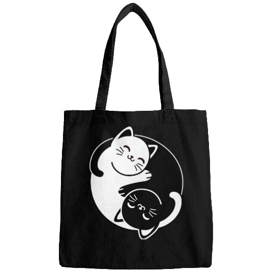 Yin and Yang Cats Bags