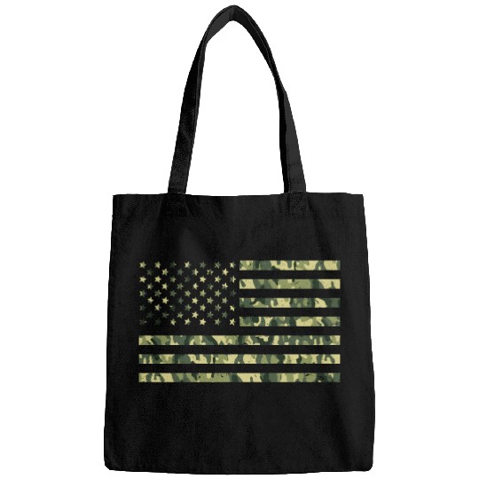 Camo American Flag USA Camouflage Men Boys Women Bags