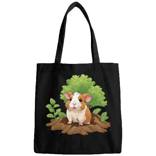 Earth Day Guinea Pig: Vibrant Eco-Friendly Design Bags