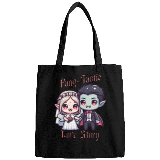 Vampire Bride and Groom Love Story Bags