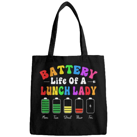 Battery Life Of A School Lunch Lady Cafeteria Bags
