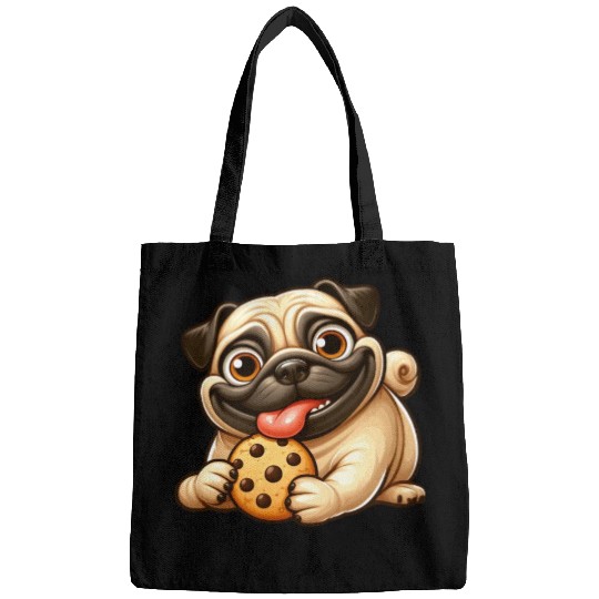 Pug with Cookie Sweet Dessert Bags