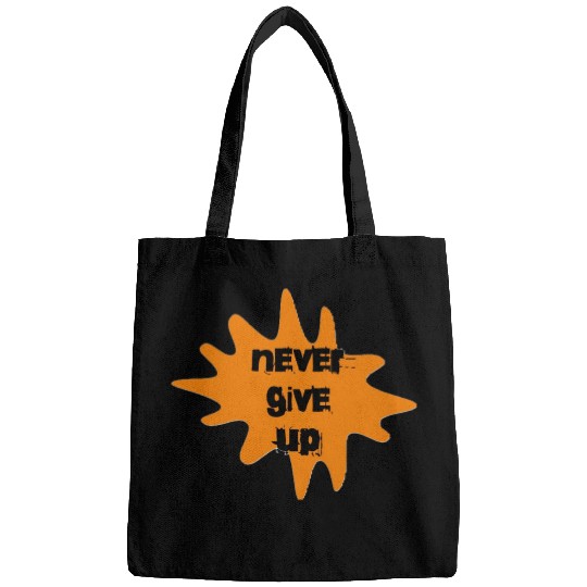 NEVER GIVE UP Bags