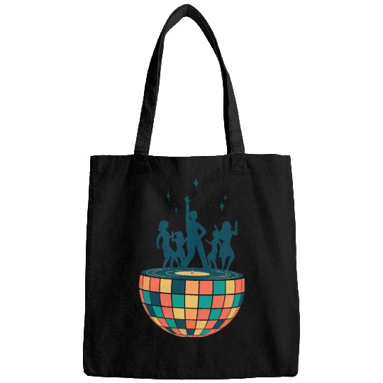 Disco ball - Dancing - Groovy - Clockwork Elements Bags