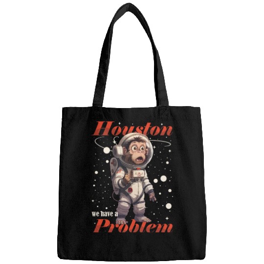 Houston we have a problem astronaut space monkey Bags