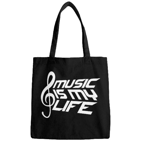 Music Is My Life Party Club Concert Sound Love Bags