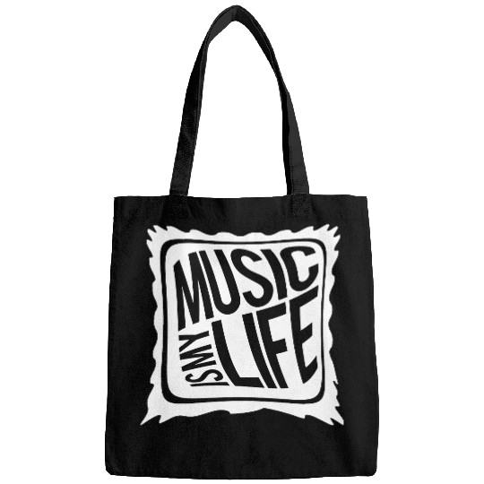 Music Is My Life Party Club Concert Sound Love Bags
