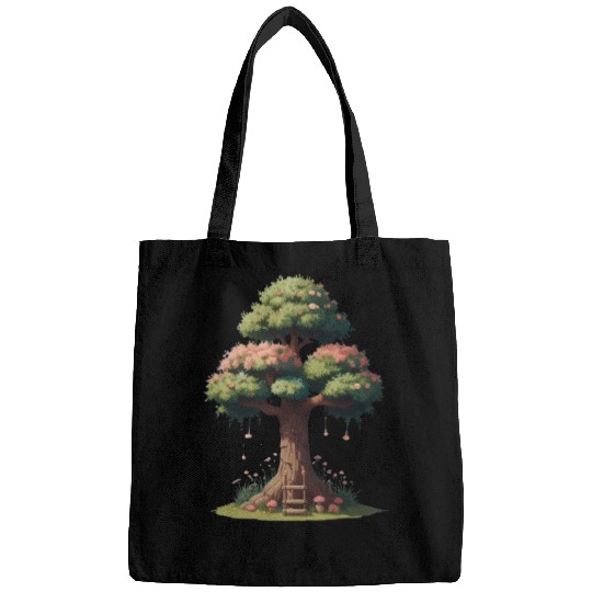 Colorful Tree Life is Really Good Tree Bags