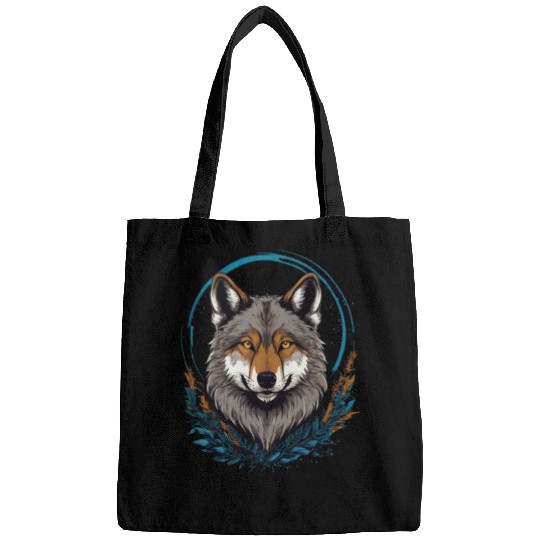 Flag Wolves July Howling Wolf Bags
