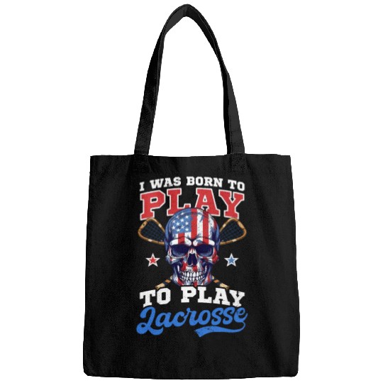 4th Of July Lacrosse Born To Play Lacrosse Bags