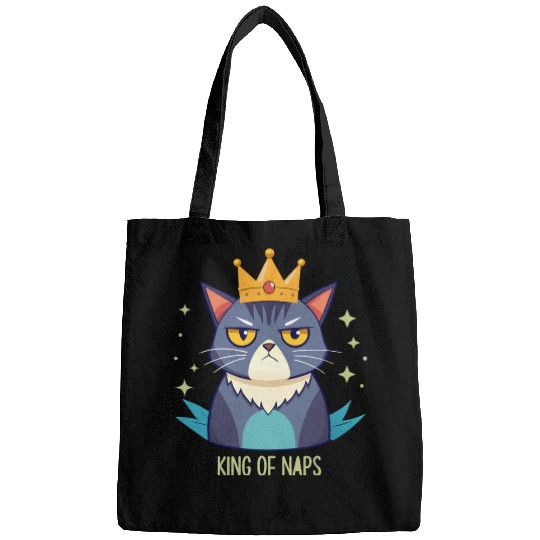 Grumpy King of Naps Cat Bags