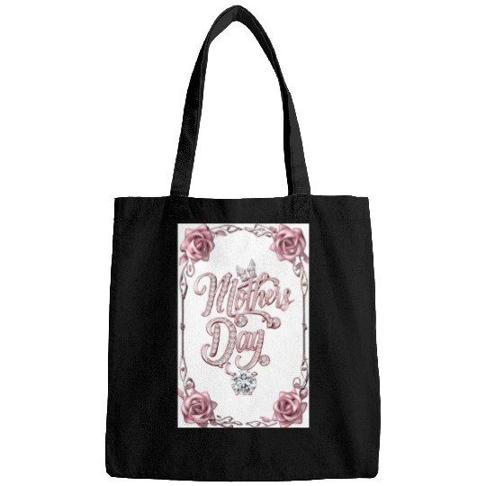 1Mother's Day is written in clear glass Bags