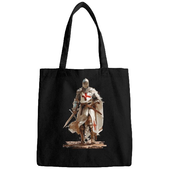 German crusader - Knight templar - Child of God Bags
